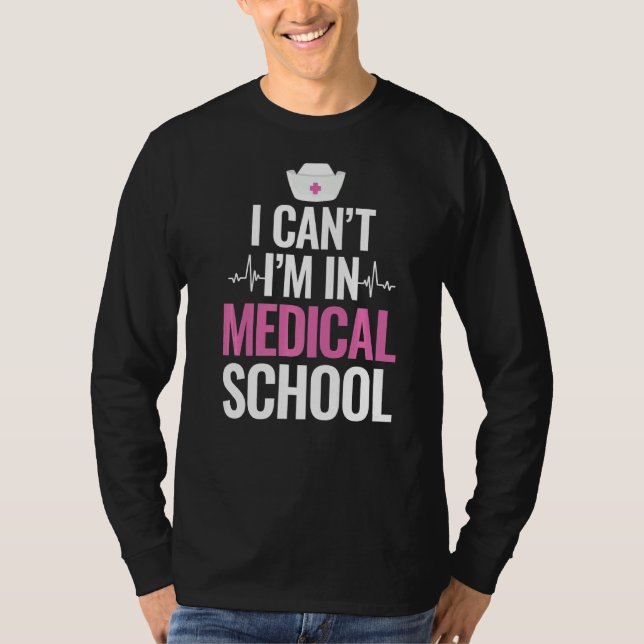 Camiseta Estudos Médicos Estudantes de Ensino Superior (Frente)