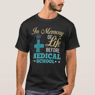 Camiseta Estudos Médicos Estudantes de Ensino Superior
