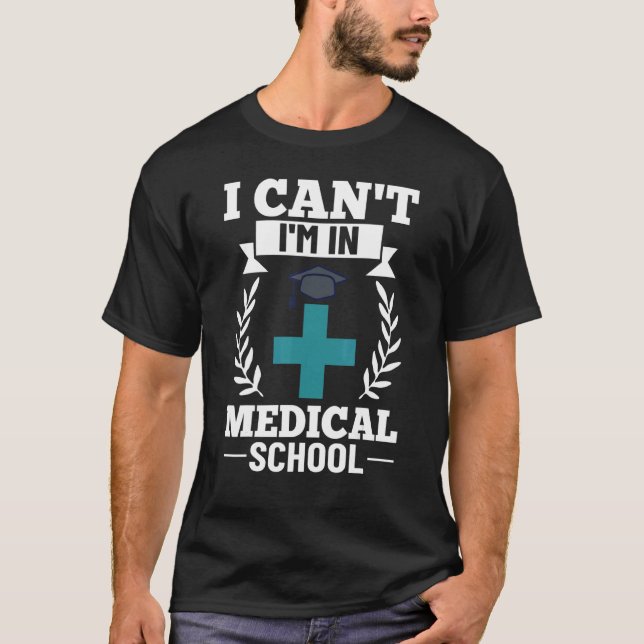 Camiseta Estudos Médicos Estudantes de Ensino Superior (Frente)