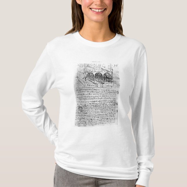 Camiseta Estudos para estábulos (Frente)