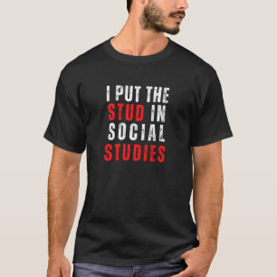 Camiseta Estudos Sociais Apreciação de Professores Estudos 
