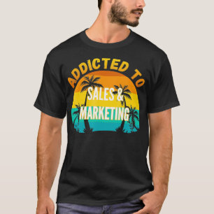Camiseta Estudos Universitários Viciados em Marketing de Ve