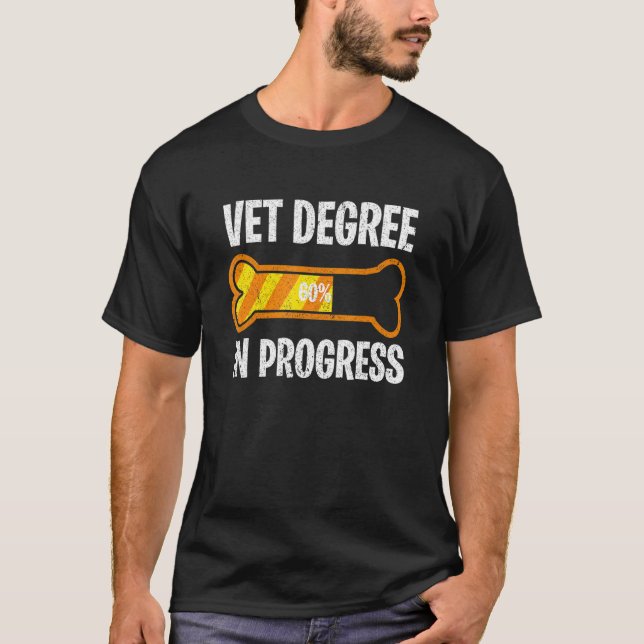 Camiseta Estudos Veterinários Formação Em Estudos Futuros V (Frente)