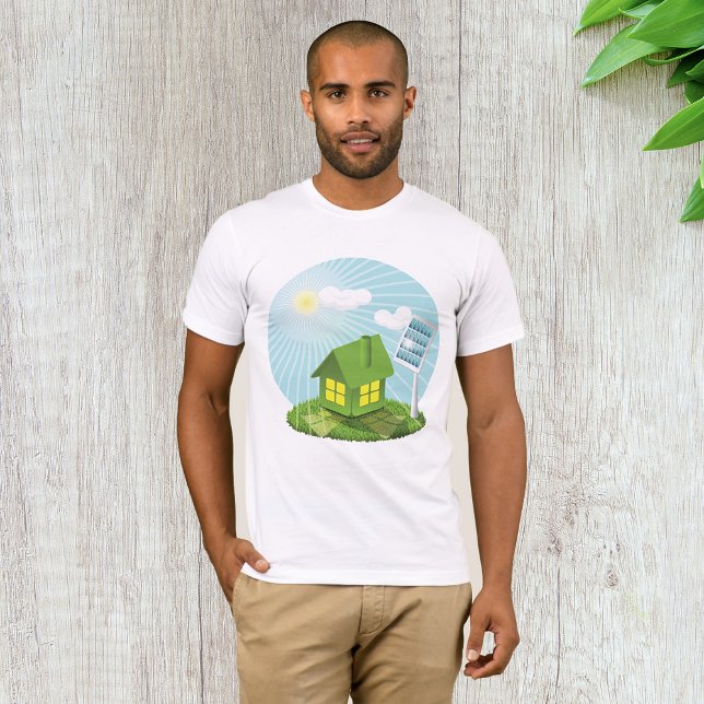 Camiseta Estufa com fontes de energia solar T-Shirt (Criador carregado)