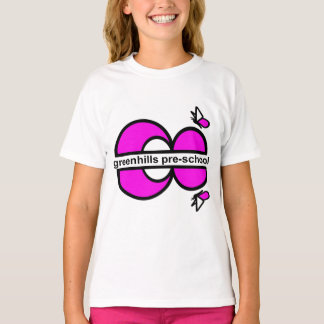Camiseta estufas, espelhos pré-escolares fushia