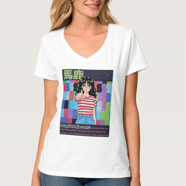 Camiseta Estúpido Adjacente (Frente)