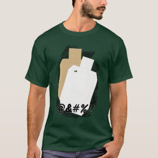 Camiseta Estúpido nenhuns tiros (parte dianteira)