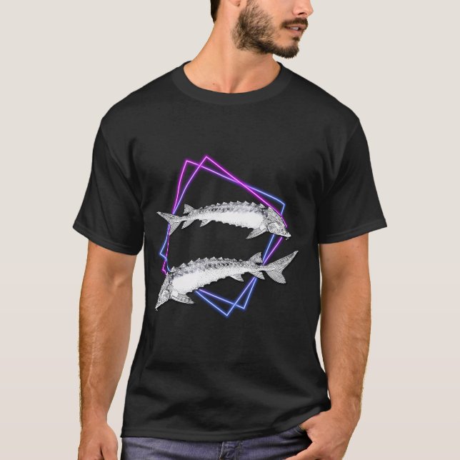 Camiseta Esturjão Neon (Frente)