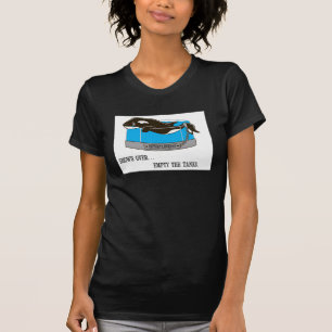 Camiseta Esvazie o t-shirt das mulheres dos tanques