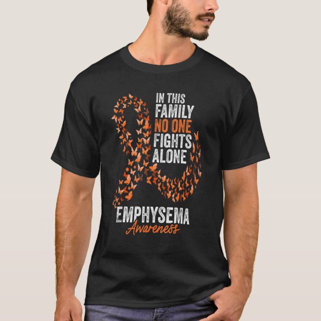Camiseta Esvaziema Sensibilização Mês Borboletas Laranja Ri (Frente)