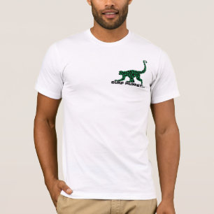 Camiseta Esverdeie no preto - parte dianteira de