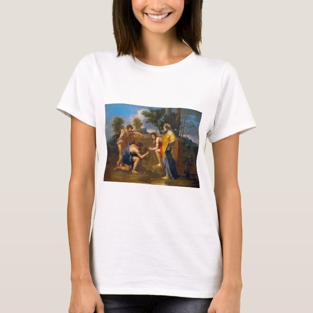 Camiseta Et em Arcadia ego, Poussin (Frente)