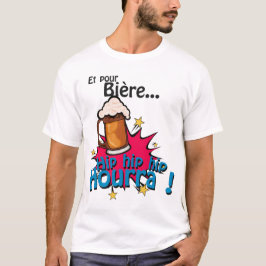 Camiseta et pour bierre hip hourra alcool humour expression