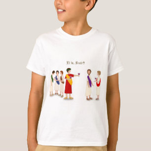 Camiseta "Et Tu Brute?" Júlio César numa Festa
