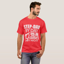 Camiseta Etapa-pai pelo gamer do dia em a noite