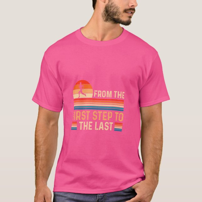 Camiseta Etapas de Execução da Corrida de Treinamento da Ma (Frente)
