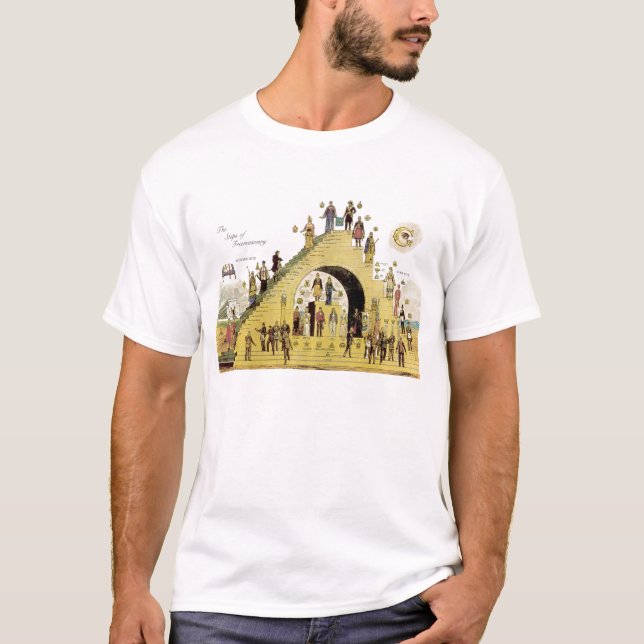 Camiseta Etapas de um pedreiro (Frente)