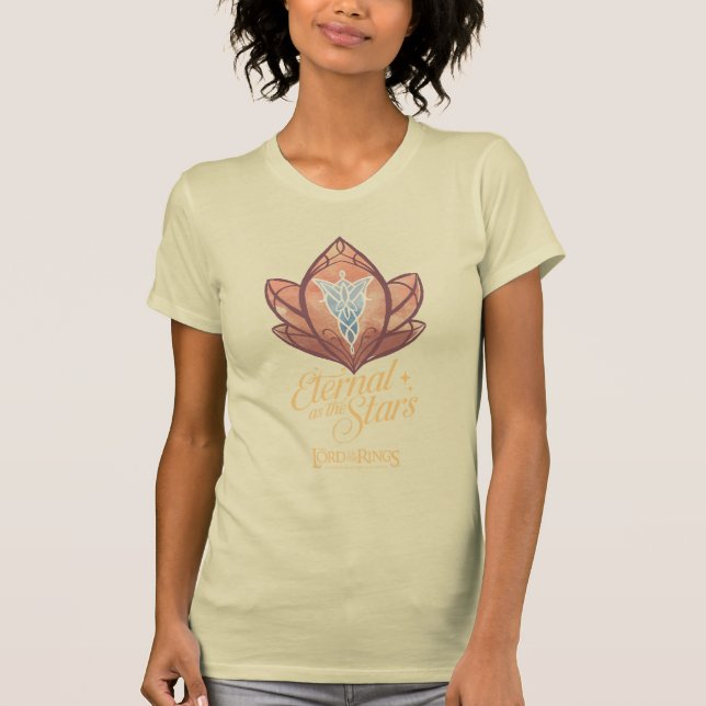 Camiseta Eterna como as Estrelas Gráfico Evenstar (Frente)