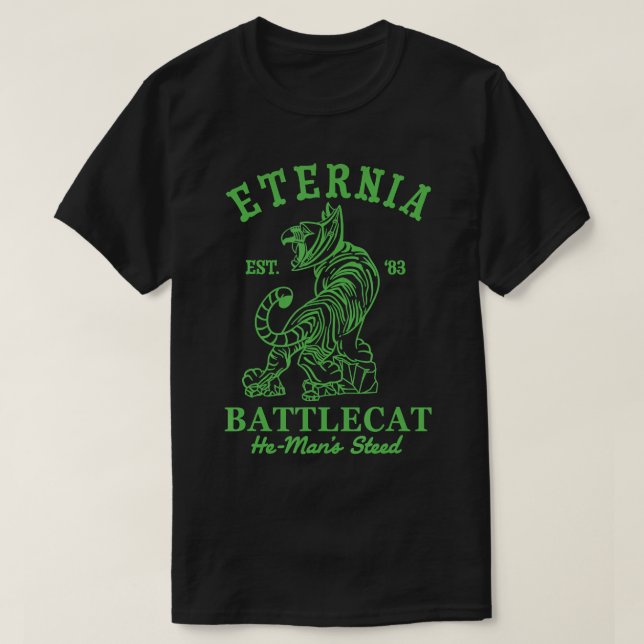 Camiseta Eternia Battlá Man Toy 1980 T-Shirt (Frente do Design)