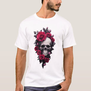 Camiseta Eternidade Sombreada: Memorial da Vida e da Morte