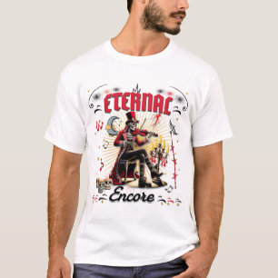 Camiseta Eterno Encore Skeleton Tocando Violino