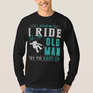 Camiseta Eterno Snow Shredder: Eu sei que viajo em um Snowb