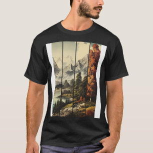 Camiseta Eternos Visualizam arte estética de vinda