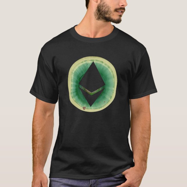 Camiseta ETH Eethum - Criptomoeda de Moedas (Frente)