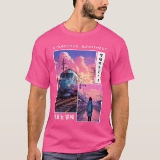 Camiseta Ethereal Japanese Streetwear 90s Nostalgic Vaporwa