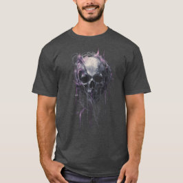 Camiseta Ethereal Skull Abstract Grunge Dark Art T-Shirt