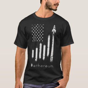 Camiseta ETHEREUM À Lua Crypto ETH Moeda