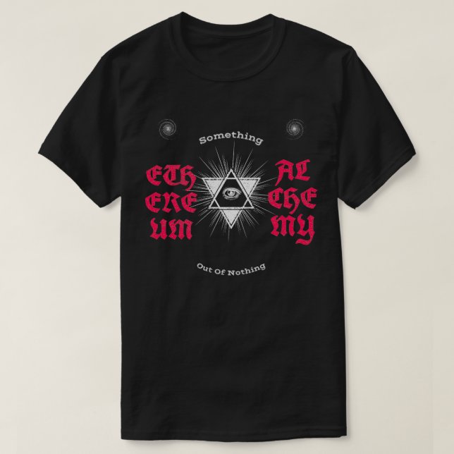 CAMISETA ETHEREUM ALQUEMY (Frente do Design)