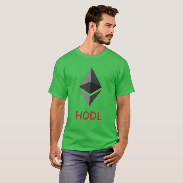 Camiseta Ethereum HODL (Frente Completa)