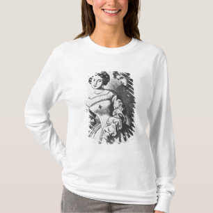 Camiseta Etienne Lousteau que fala a uma atriz