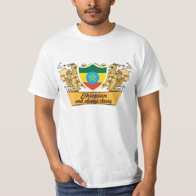 Camiseta Etíope elegante (Frente)