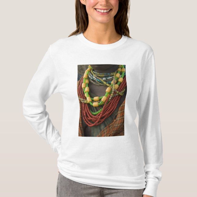 Camiseta Etiópia: Bacia do Rio Omo, Delta de Omo, (Frente)