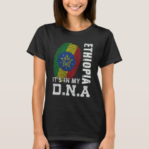 Camiseta Etiópia Está No Meu Dna Etiópia