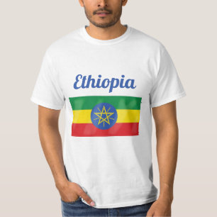 Camiseta Etiópia Flag T-Shirt