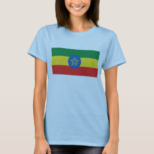 Camiseta Etiópia Flag x Map T-Shirt