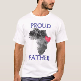 Camiseta Etiópia orgulhosa que adota o pai