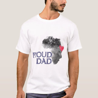 Camiseta Etiópia orgulhosa que adota o pai