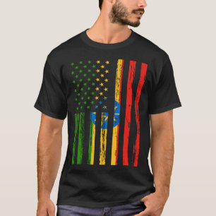 Camiseta Etiópia Sinalizar os EUA Está no meu DNA Etiópia