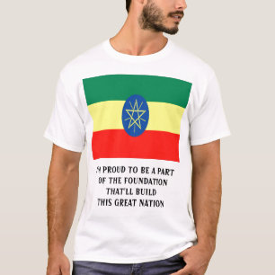 CAMISETA ETÍÓPIO ORGULHOSO