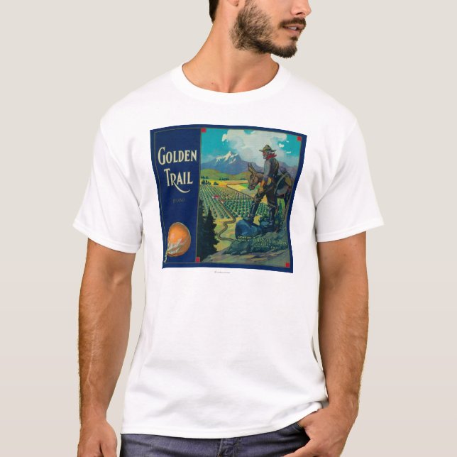 Camiseta Etiqueta alaranjada #2Success da fuga dourada, CA (Frente)