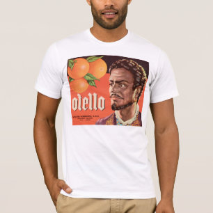 Camiseta Etiqueta alaranjada de Otello