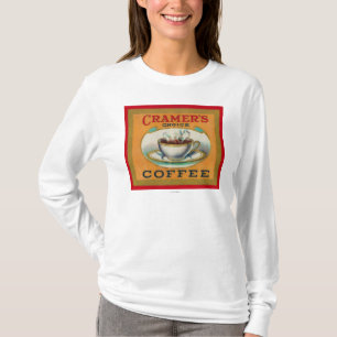 Camiseta Etiqueta bem escolhida do café de Cramer