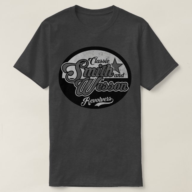 Camiseta Etiqueta da Empresa de Armas de Fogo (Frente do Design)