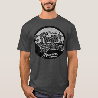 Camiseta Etiqueta da Empresa de Armas de Fogo