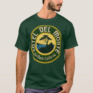 Camiseta Etiqueta de Bagagem Del Monte California Hotel Def