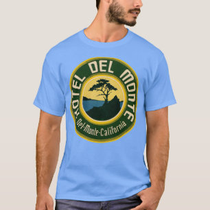 Camiseta Etiqueta de Bagagem Del Monte California Hotel Def